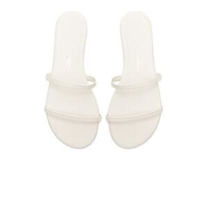 Tkees Gemma Leather Sandal Coconut Cream - 6